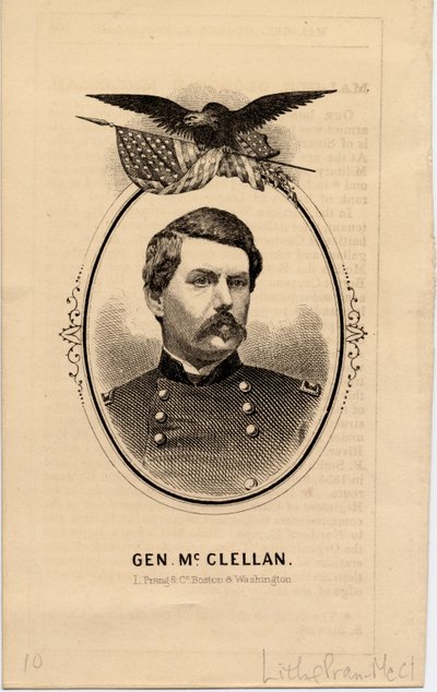 Generaal McClellan door Louis Prang